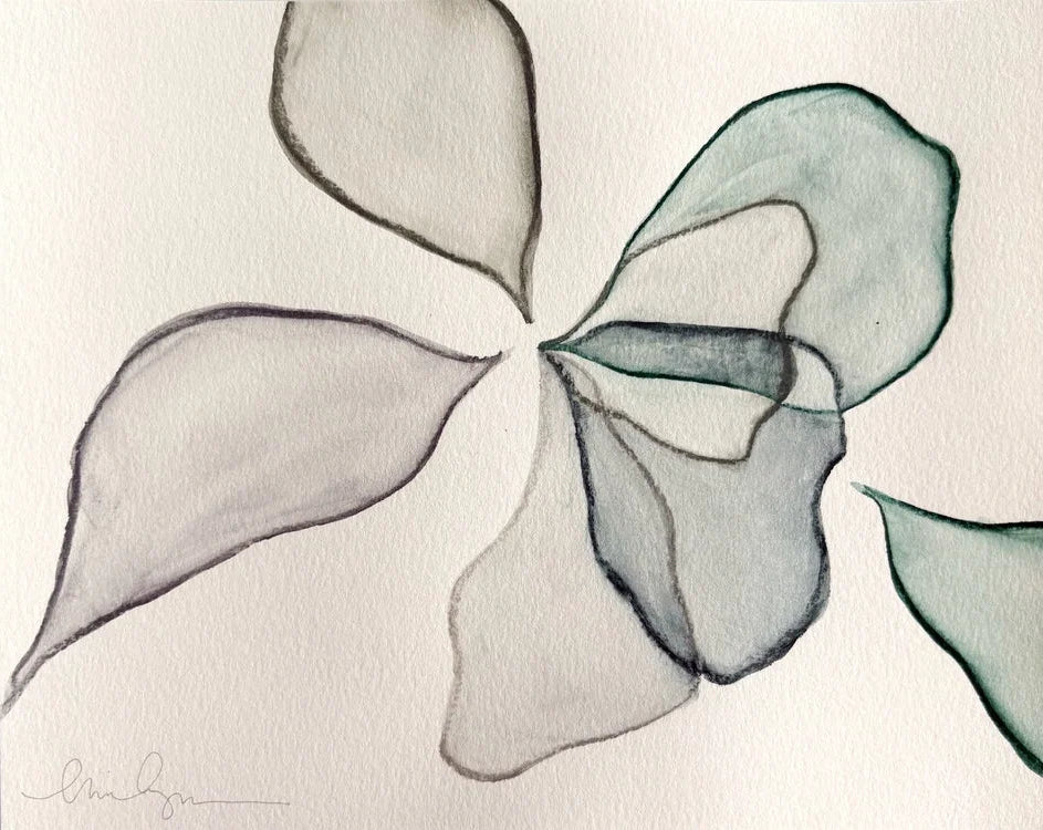 Big Blue Floral