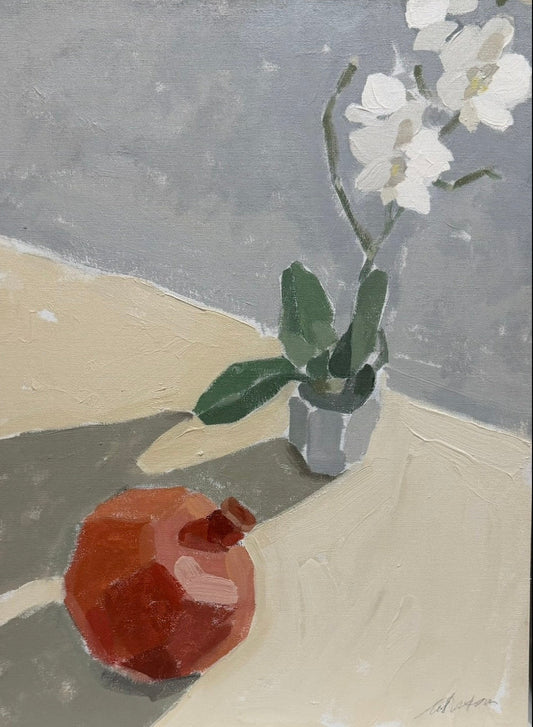 Pomegranate and Orchid