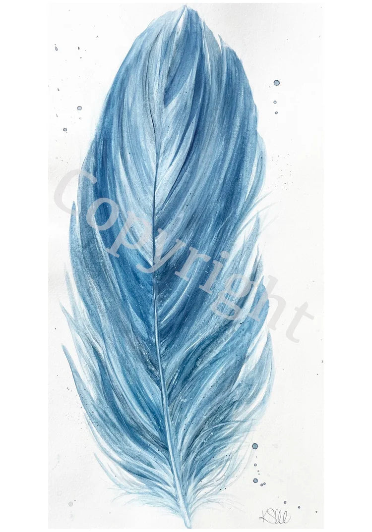 Blue Feathers 3