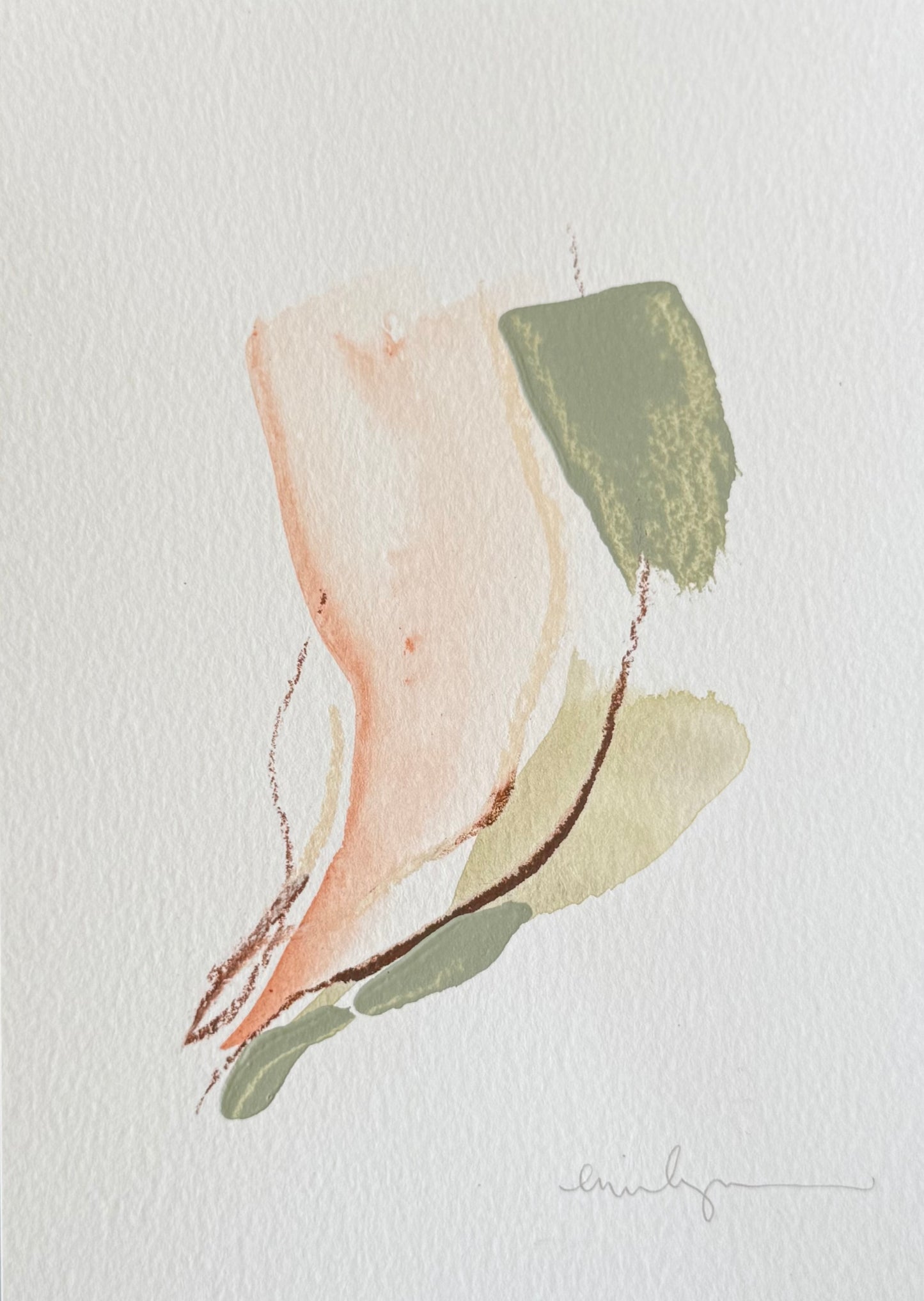 pink and green abstract 2