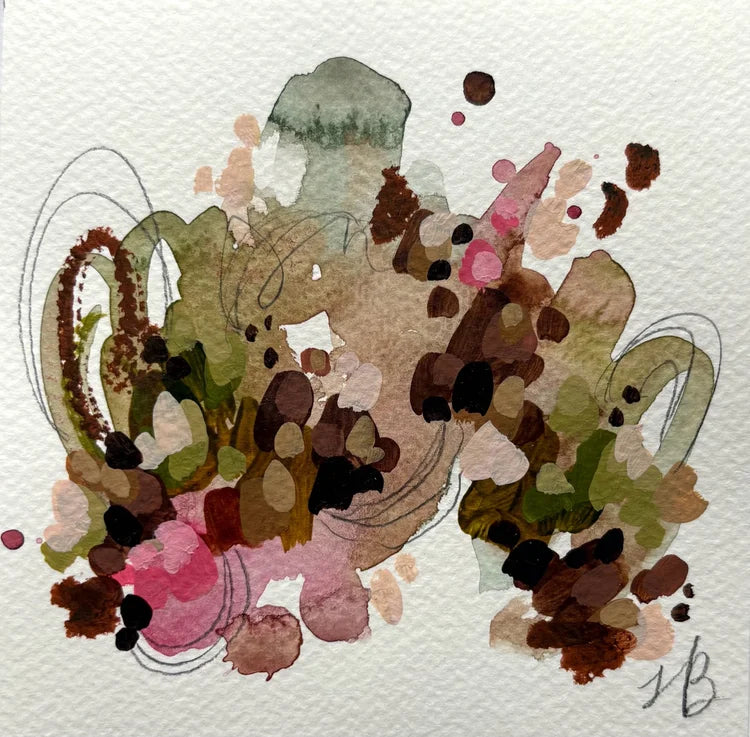 Warm Square Abstract 2