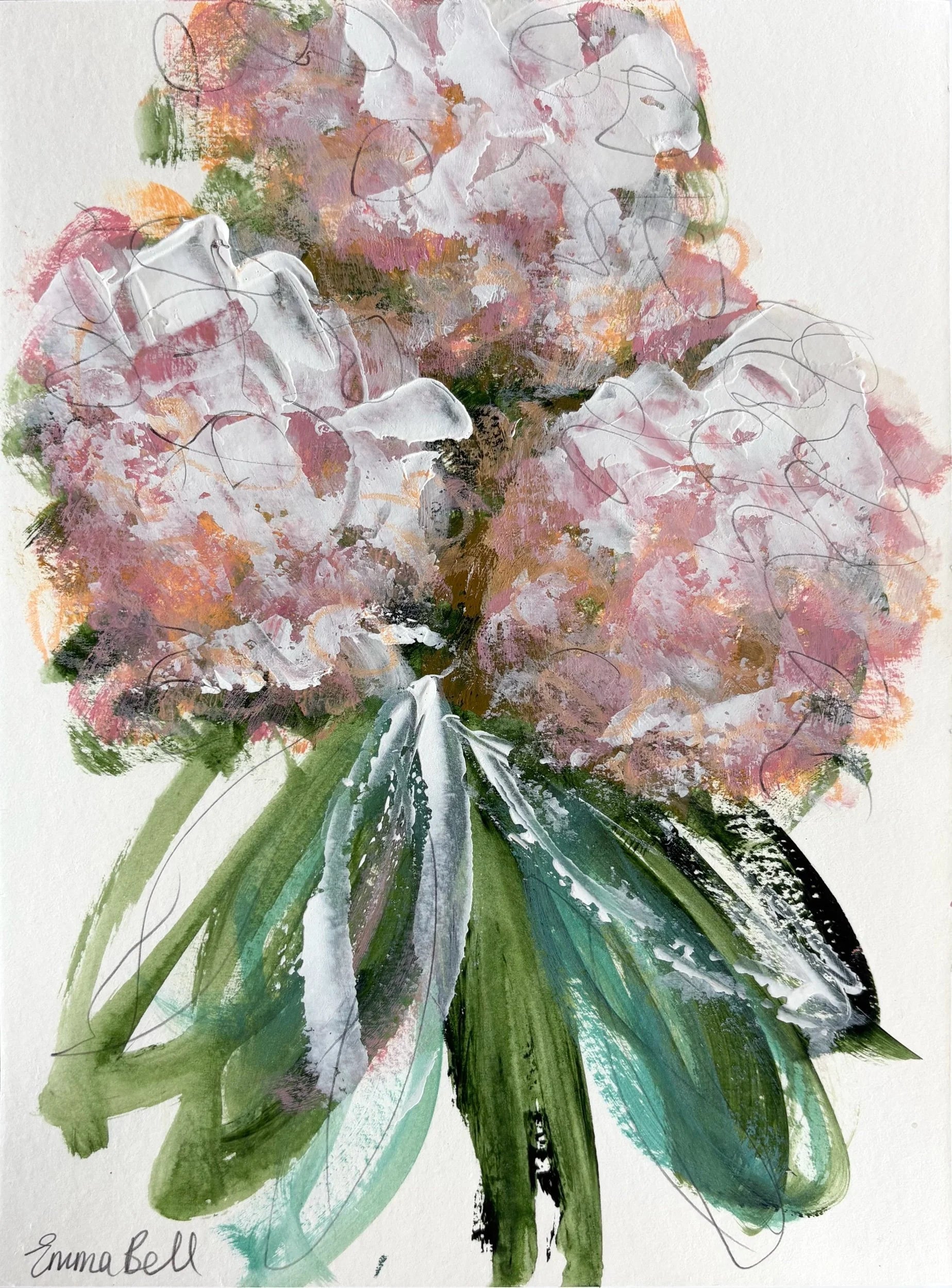 Pink Hydrangeas 2