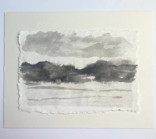 Ink on Paper Landscape 3