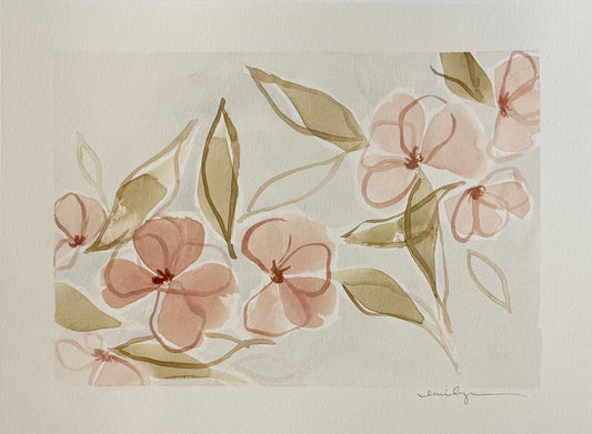Seven Pink Flowers