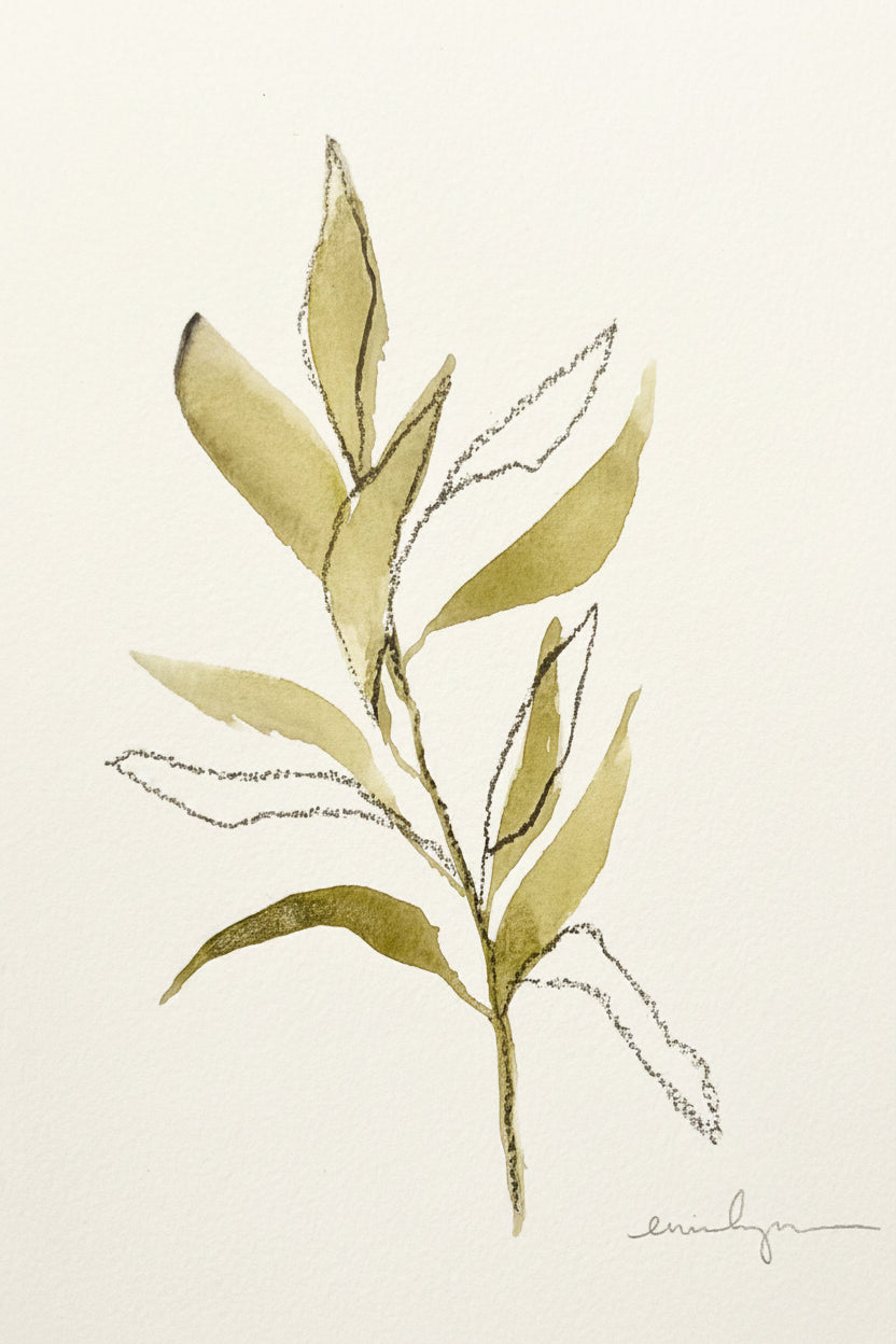Watercolor Leaves