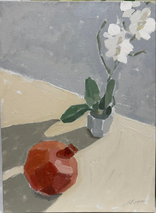 Pomegranate and Orchid