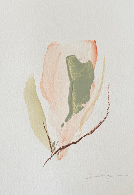 pink and green abstract 3