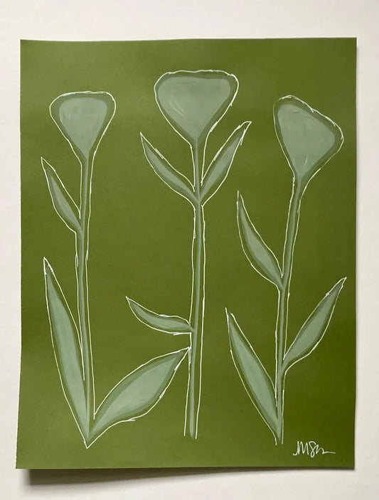 Green Silhouettes 8