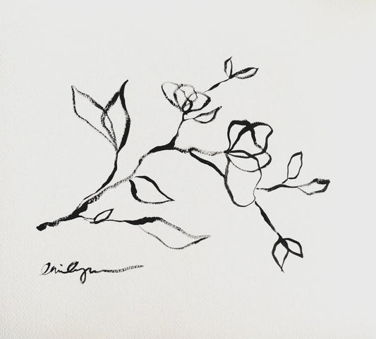 Floral Line Art 1