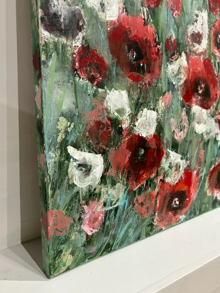 Field of falling in love poppies