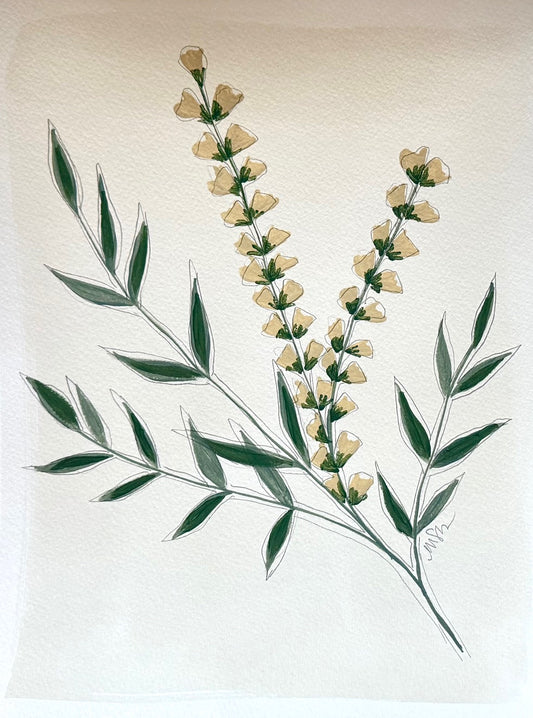 Vintage Garden 2 (Yellow Flowers)