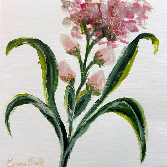 Vintage Botanical Red Flower 2